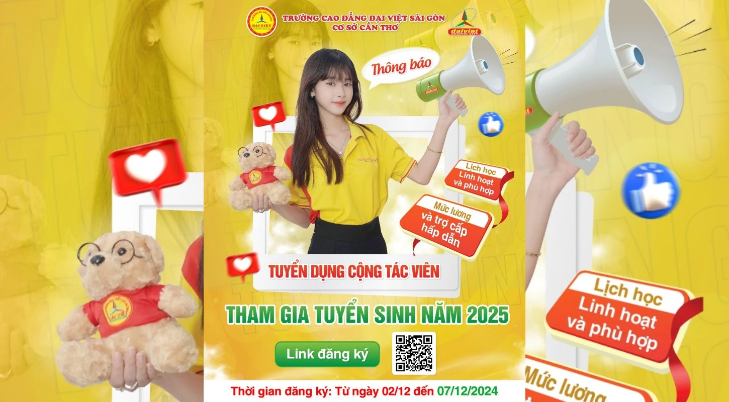 Thông Báo Tuyển Dụng Cộng Tác Viên Tham Gia Công Tác Tuyển Sinh Tư Vấn Hướng Nghiệp
