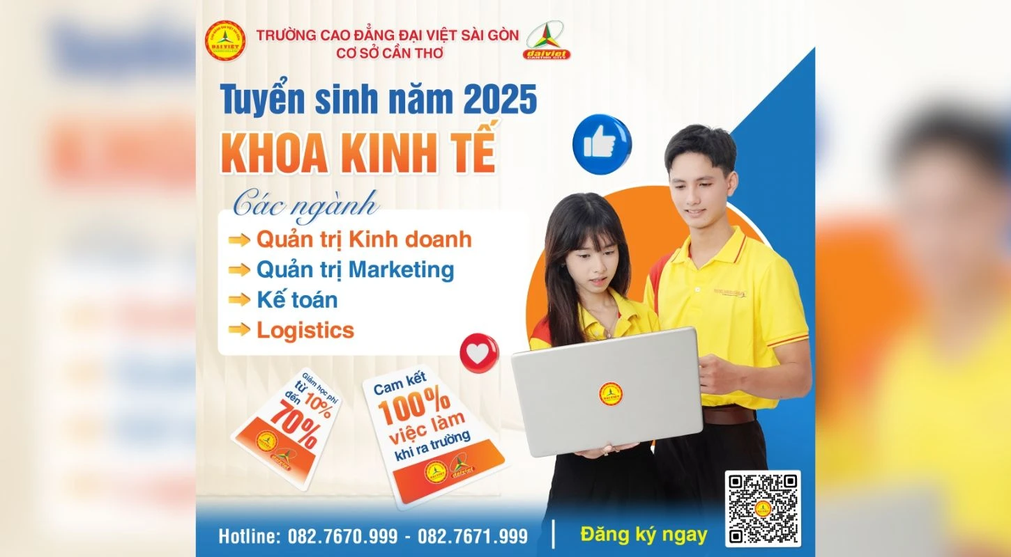 Trường Đại Việt Tp Cần Thơ Tuyển Sinh Khoa Kinh Tế Năm 2025
