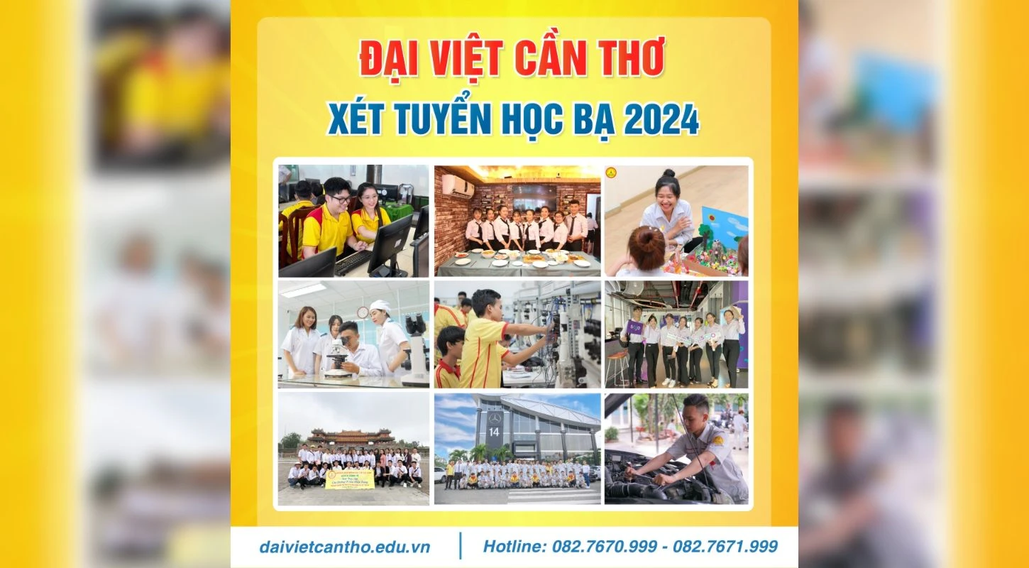 Trượt Đại Học? Nhập Học Ngay Đợt Cuối 200 Chỉ Tiêu Tại Cao Đẳng Đại Việt Tp Cần Thơ