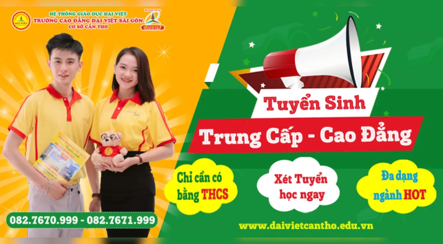 Trượt Lớp 10 Không Sao – Học Trung Cấp, Cao Đẳng Tại Đại Việt Cần Thơ