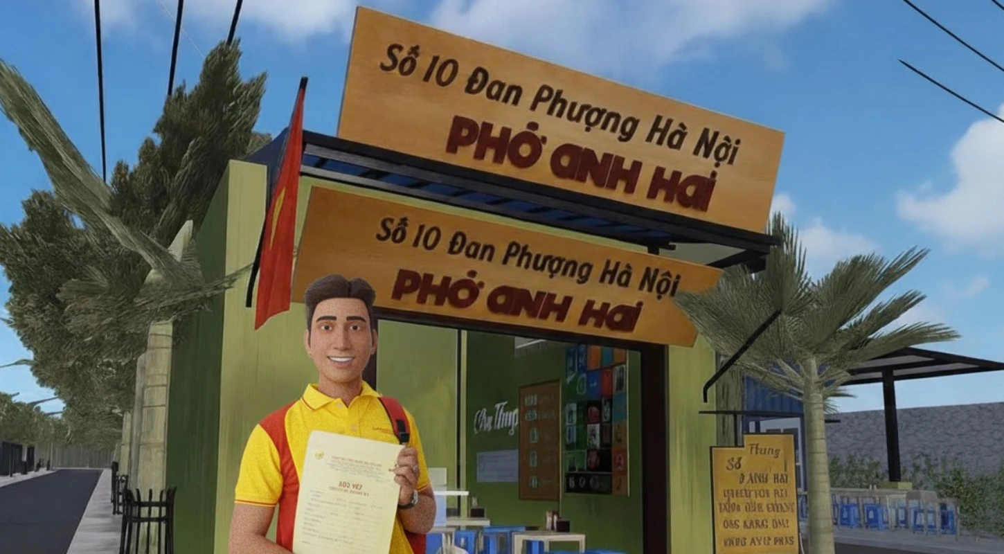 Sinh viên Đại Việt Cần Thơ trải nghiệm phở Anh Hai – Trend ẩm thực & game | Trường Trung Cấp Đại Việt Tp Cần Thơ