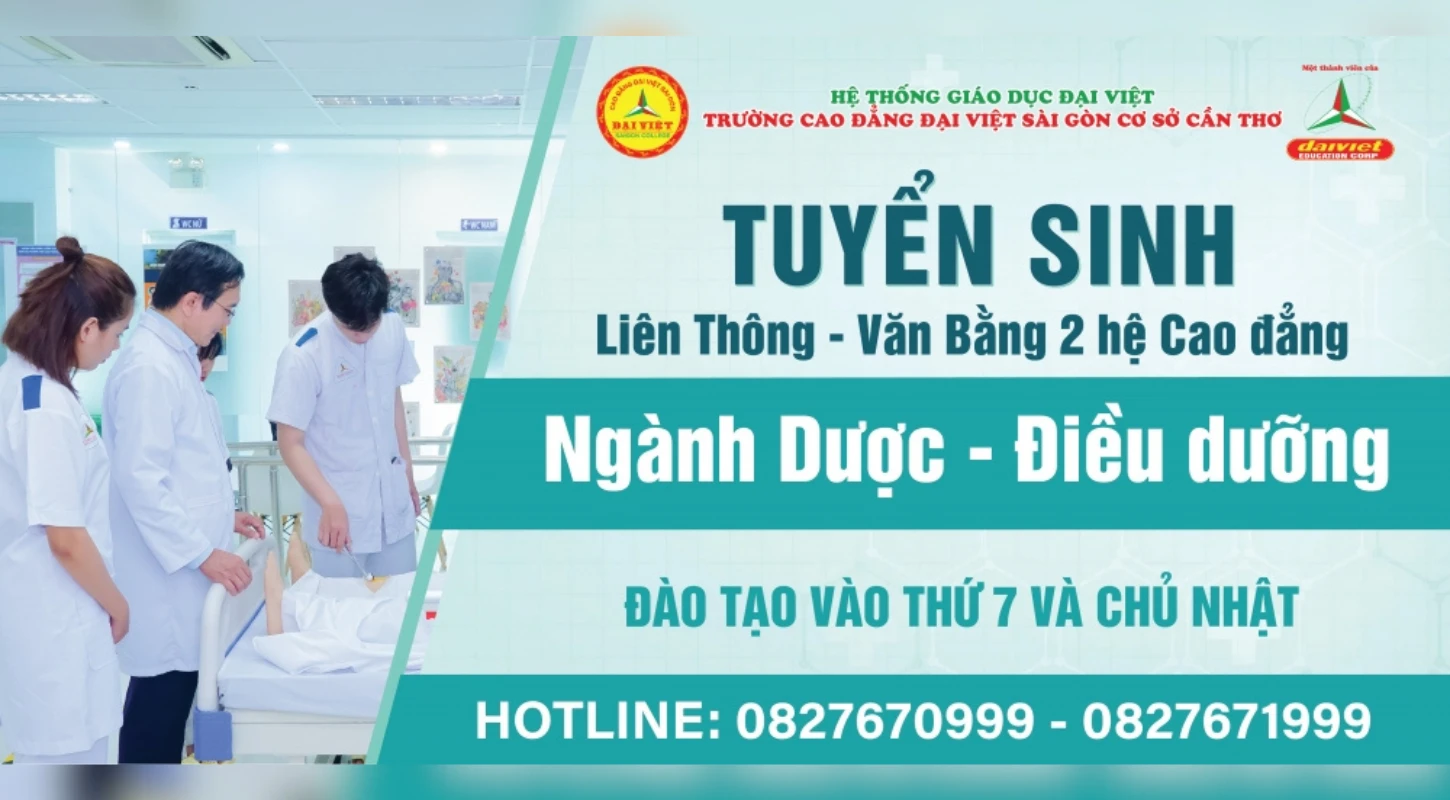 Tuyển Sinh Liên Thông, Văn Bằng 2 Hệ Cao Đẳng Ngành Dược - Điều Dưỡng