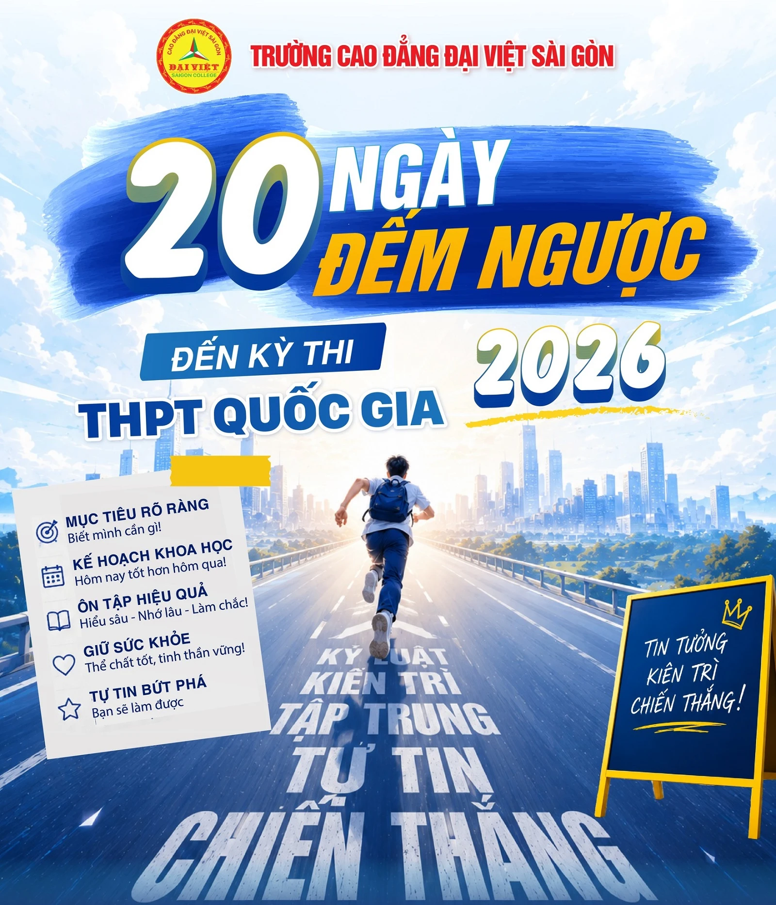 20 NGÀY ĐẾM NGƯỢC ĐẾN KỲ THI THPT QUỐC GIA 2026!