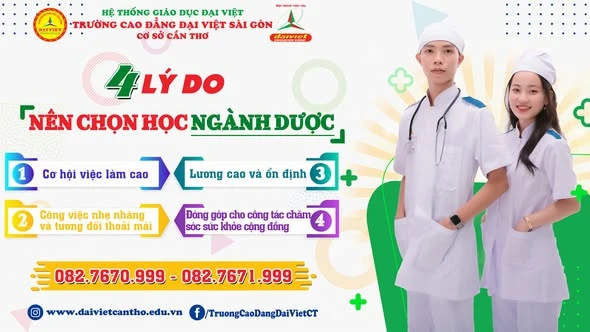 4 Lý Do Nên Chọn Học Ngành Dược – Cơ Hội Cho Sinh Viên Trường Cao Đẳng Đại Việt Sài Gòn Cơ Sở Cần Thơ