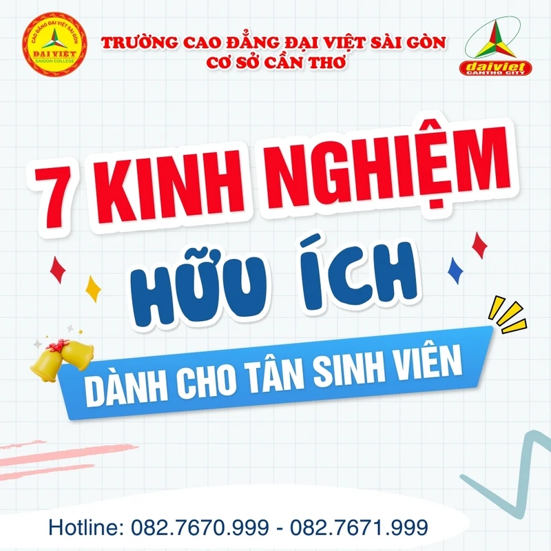 7 Kinh Nghiệm Hữu Ích Dành Cho Tân Sinh Viên