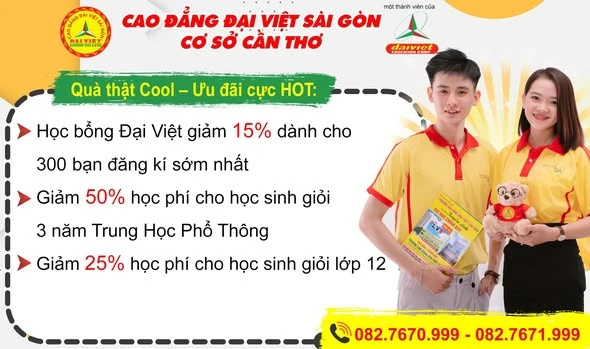 Back to School 2023 – Tuyển sinh Đại Việt Cần Thơ với ưu đãi lớn