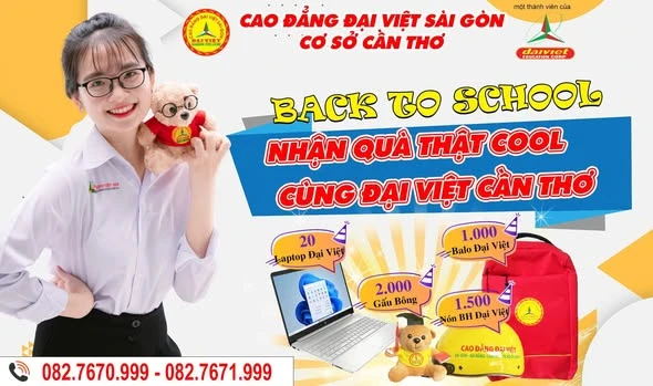 Back to School 2023 – Tuyển sinh Đại Việt Cần Thơ với ưu đãi lớn