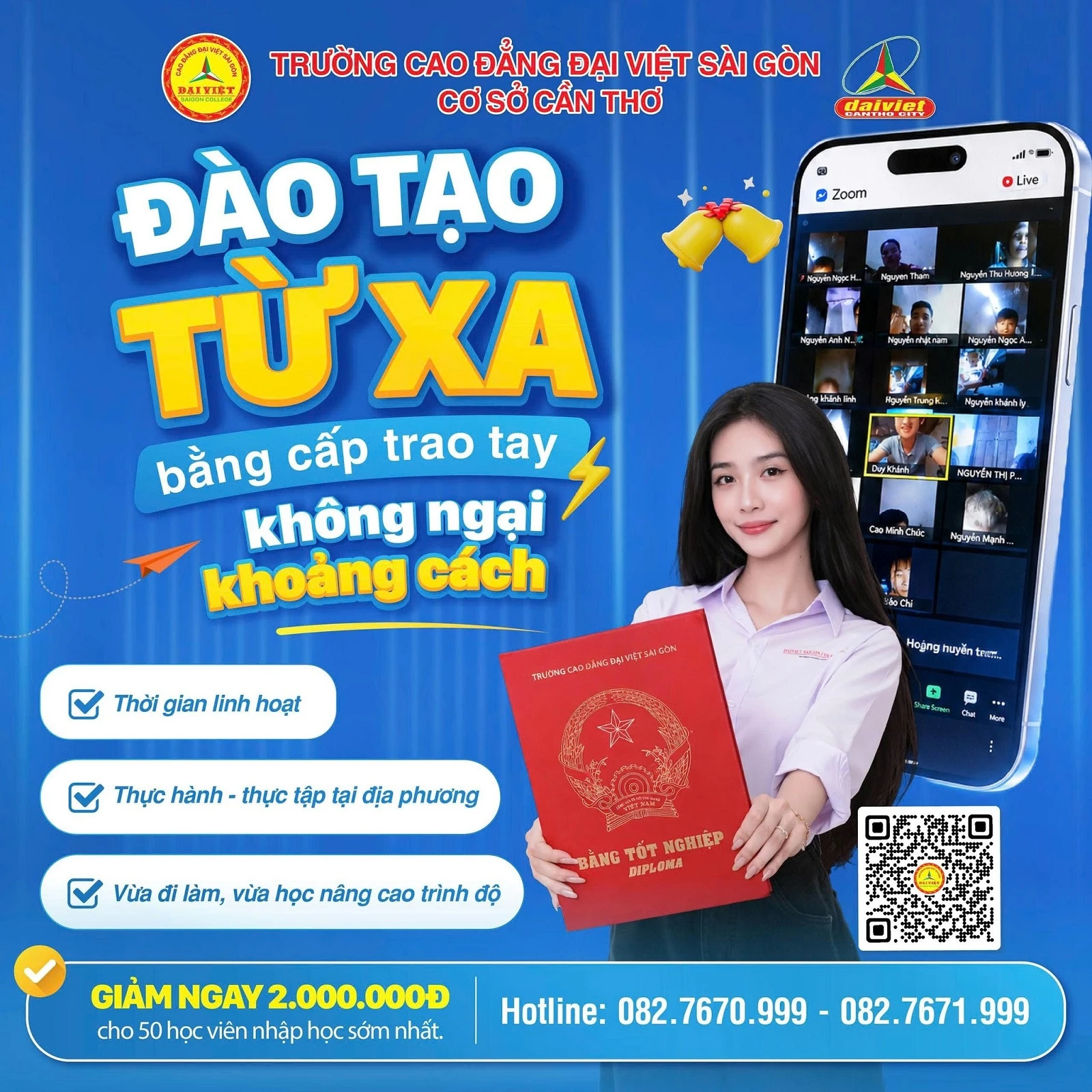 BẰNG CẤP TRAO TAY – KHÔNG NGẠI KHOẢNG CÁCH