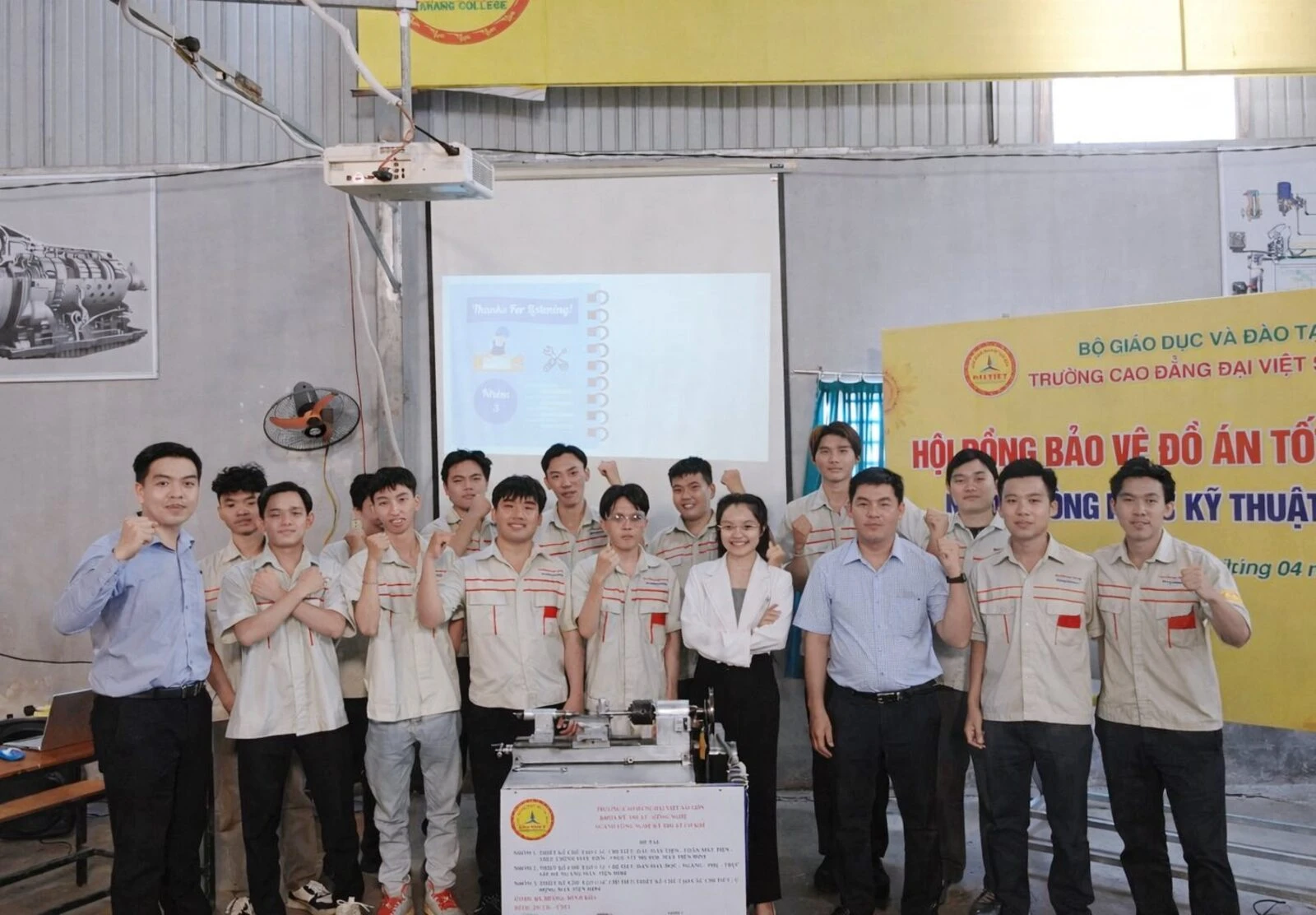 BẢO VỆ ĐỒ ÁN TỐT NGHIỆP – NGÀNH CÔNG NGHỆ KỸ THUẬT CƠ KHÍ