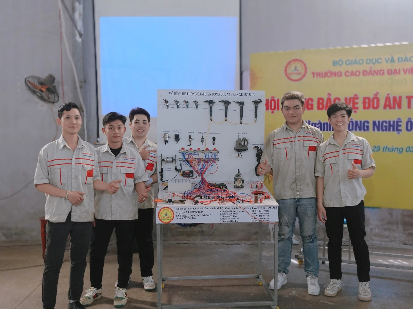 BẢO VỆ ĐỒ ÁN TỐT NGHIỆP – NGÀNH CÔNG NGHỆ Ô TÔ