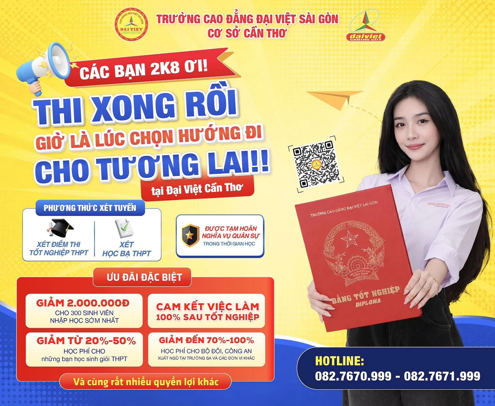 CÁC BẠN 2K8 ƠI, THI XONG RỒI – GIỜ LÀ LÚC CHỌN HƯỚNG ĐI CHO TƯƠNG LAI!
