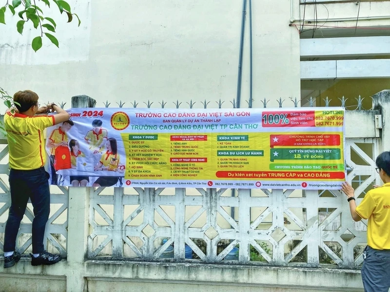 Cao Đẳng Đại Việt Sài Gòn Cơ Sở Cần Thơ – Xin Chào Cà Mau, Vĩnh Long, Sóc Trăng, Trà Vinh