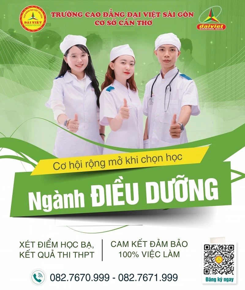 Cao Đẳng Đại Việt Tp Cần Thơ Thông Báo Khai Giảng Đợt 4 Ngày 06/09/2024