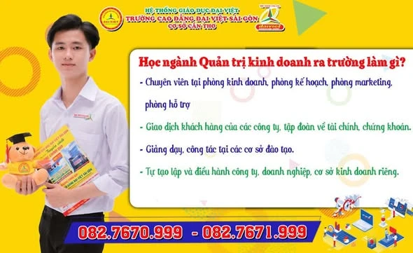 Ngành Quản Trị Kinh Doanh – Cơ Hội Cho Sinh Viên Trường Cao Đẳng Đại Việt Sài Gòn Cơ Sở Cần Thơ