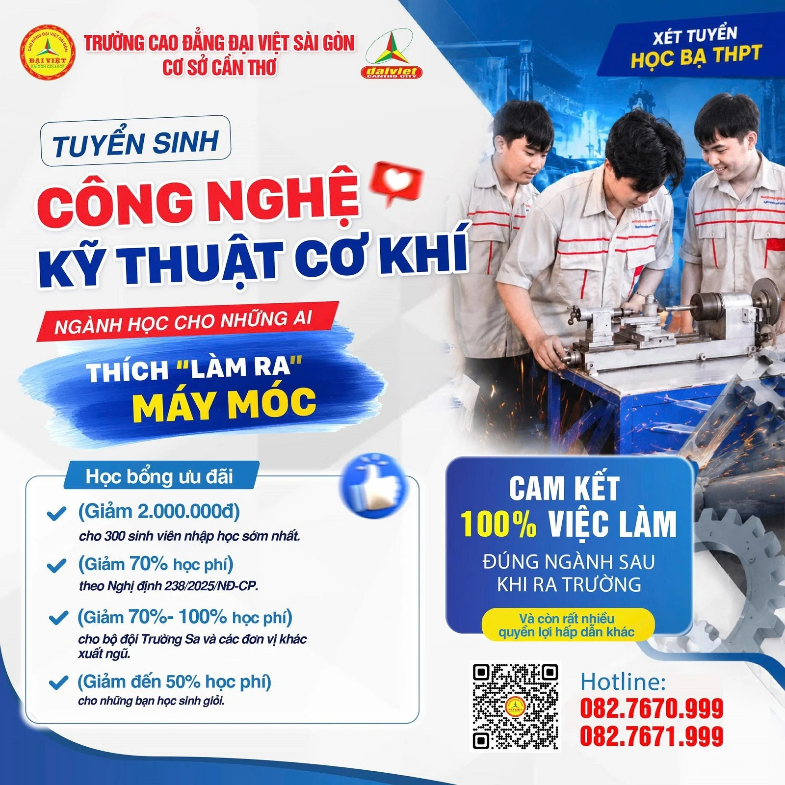 CÔNG NGHỆ KỸ THUẬT CƠ KHÍ – NGÀNH HỌC DÀNH CHO NHỮNG AI THÍCH “LÀM RA” MÁY MÓC