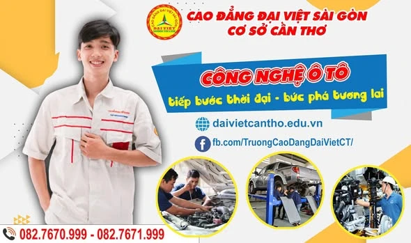 Công Nghệ Ô Tô – Cơ Hội Bứt Phá Tương Lai cho Sinh Viên Trường Cao Đẳng Đại Việt Sài Gòn Cơ Sở Cần Thơ