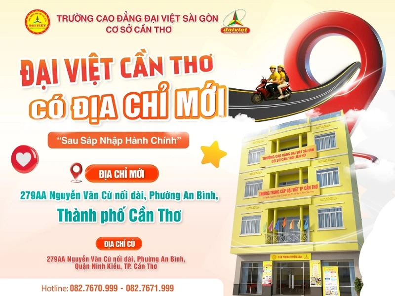 Đại Việt Cần Thơ Thông Báo Thay Đổi Địa Chỉ Mới Sau Khi Sáp Nhập Các Tỉnh Thành