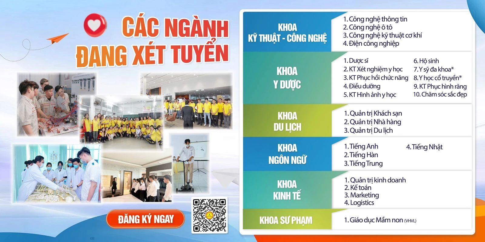 ĐẠI VIỆT CẦN THƠ GIẢM HỌC PHÍ CỰC KHỦNG – ĐẢM BẢO 100% VIỆC LÀM SAU KHI RA TRƯỜNG