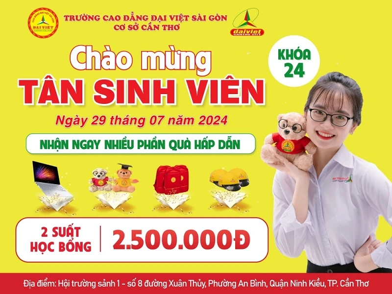 Đại Việt Sài Gòn – Cơ Sở Cần Thơ Khai Giảng Đợt 1 Ngày 29/7/2024