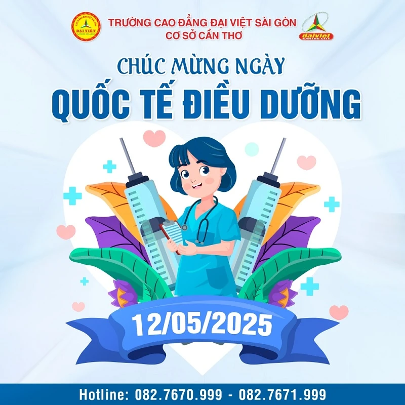 Đại Việt Tp Cần Thơ Chào Mừng Ngày Quốc Tế Điều Dưỡng (12/5/1965 - 12/5/2025)