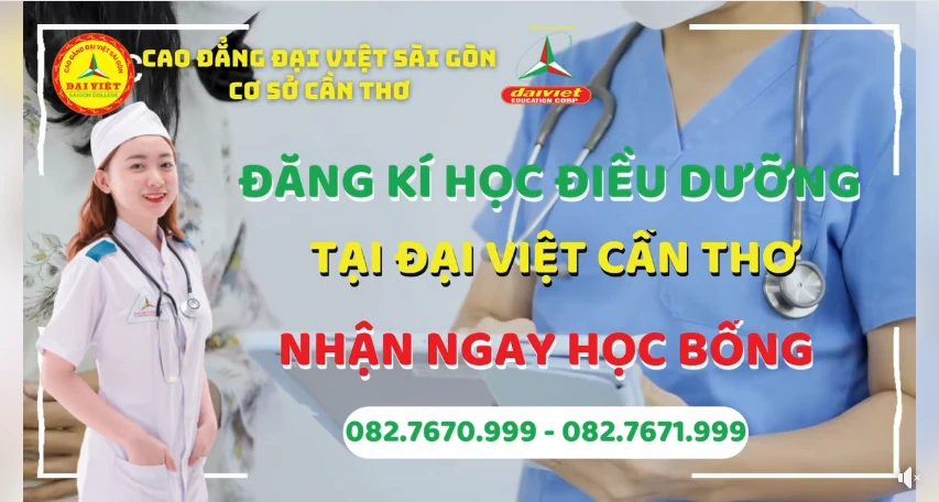 Tuyển Sinh Ngành Điều Dưỡng Đại Việt Cần Thơ – Cơ Hội, Học Bổng và Việc Làm