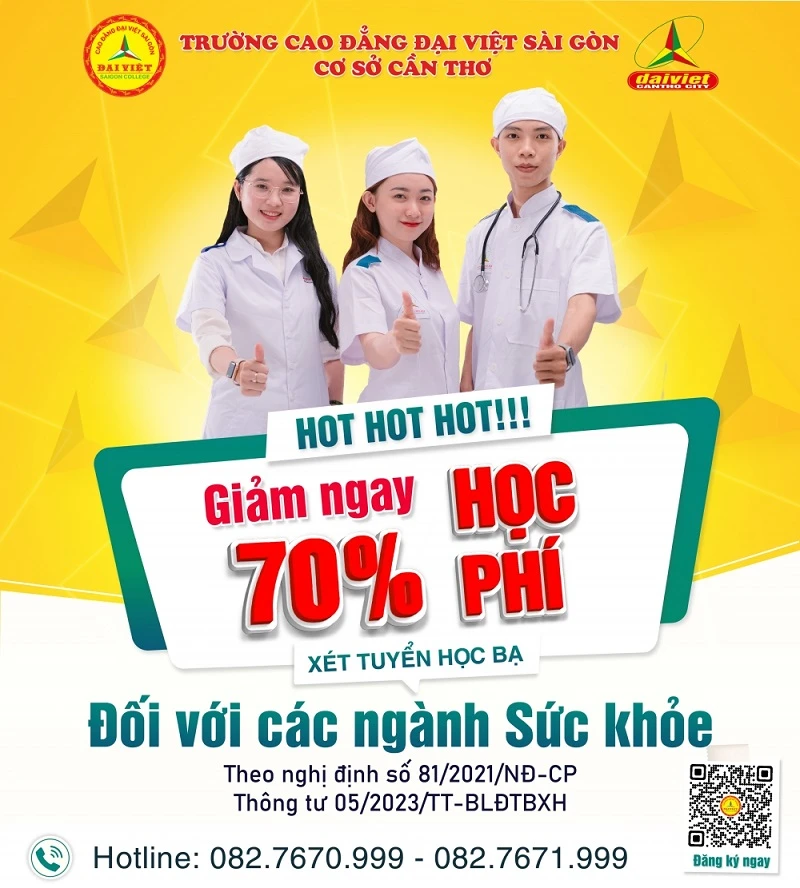 Giảm ngay 70% học phí 2024