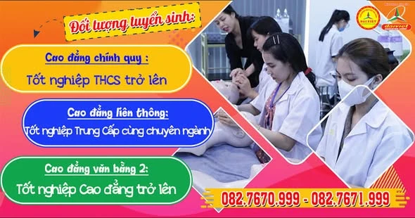 Tuyển sinh ngành Chăm sóc sắc đẹp – Trường Cao Đẳng Đại Việt Sài Gòn Cơ Sở Cần Thơ