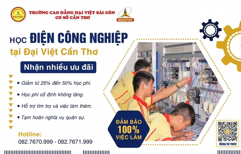 Học Điện Công Nghiệp Tại Đại Việt Tp Cần Thơ – Nhận Nhiều Ưu Đãi