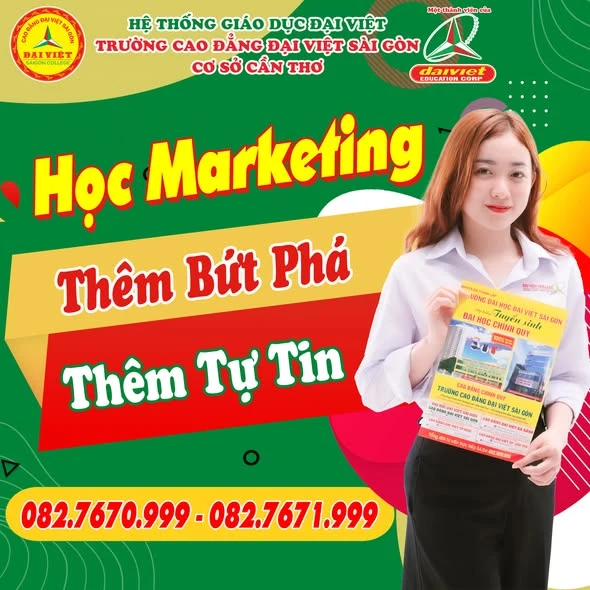 Học Marketing: Cơ hội, lợi ích và chương trình tuyển sinh tại Đại Việt Cần Thơ