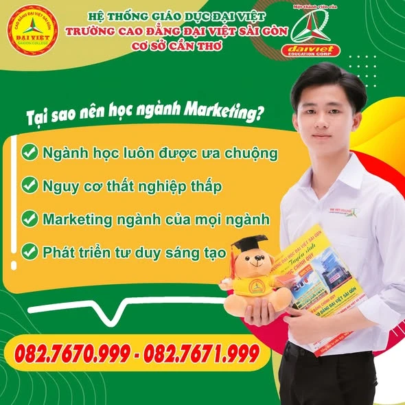 Học Marketing: Cơ hội, lợi ích và chương trình tuyển sinh tại Đại Việt Cần Thơ