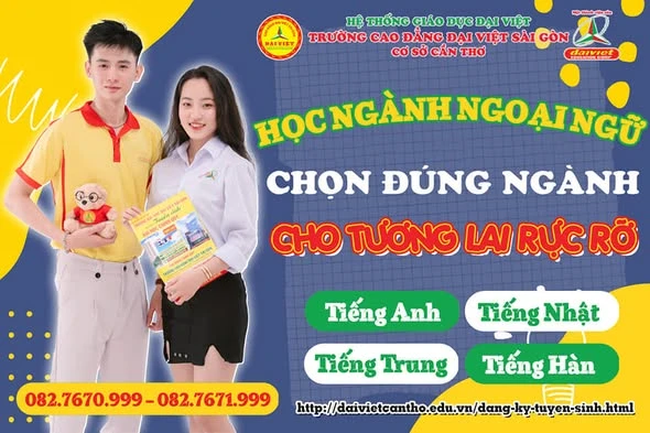 Học Ngoại Ngữ Tại Đại Việt Sài Gòn Cơ Sở Cần Thơ: Lựa Chọn Đúng Cho Tương Lai