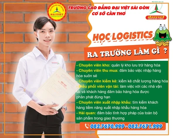 Ngành Logistics Thời Công Nghiệp 4.0 – Cơ Hội Cho Sinh Viên Trường Cao Đẳng Đại Việt Sài Gòn Cơ Sở Cần Thơ
