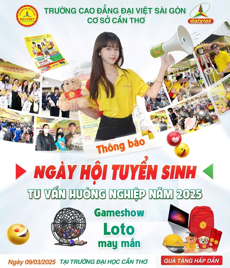 Nhận Quà Ngay Tại Gian Tuyển Sinh Tư Vấn Hướng Nghiệp Của Đại Việt Tp Cần Thơ