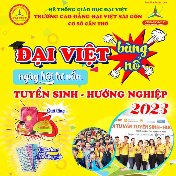 Ngày hội tư vấn – hướng nghiệp 2023 và hoạt động tuyển sinh của Đại Việt Cần Thơ