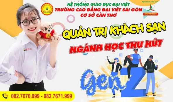 Quản trị Khách sạn – Ngành học hấp dẫn Gen Z và cơ hội tuyển sinh tại Đại Việt Cần Thơ