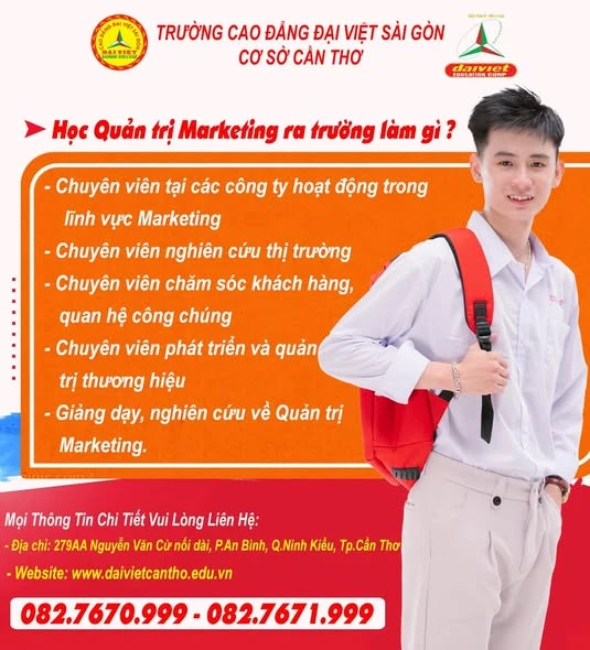 Quản Trị Marketing Hiện Đại – Cơ Hội Nghề Nghiệp Cho Sinh Viên Đại Việt Cần Thơ