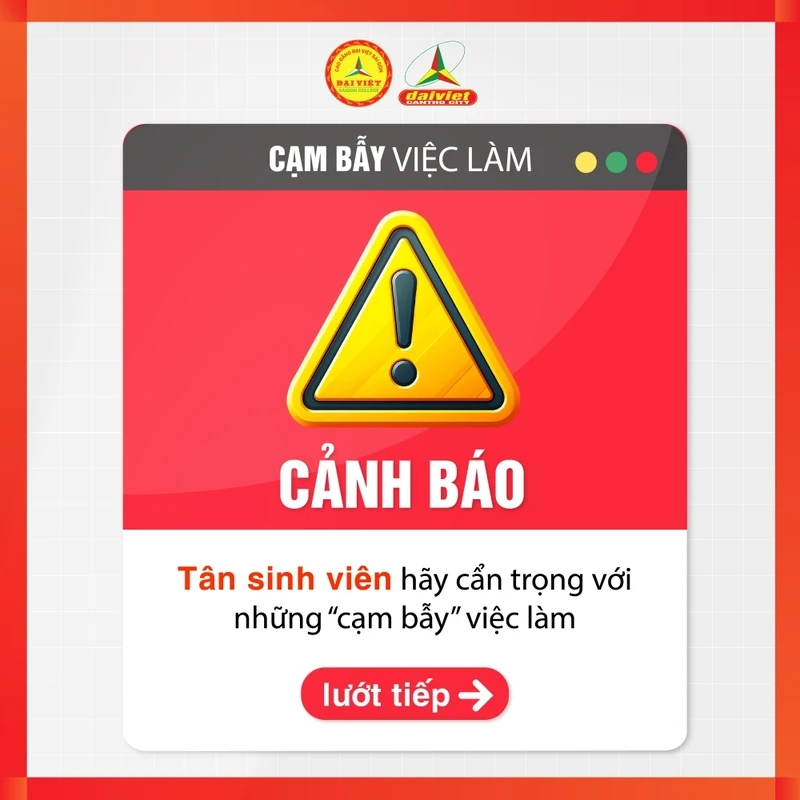 Tân Sinh Viên – Hãy Cẩn Trọng Với Những “Cạm Bẫy” Việc Làm