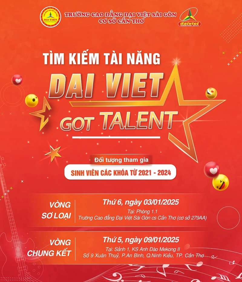 Thể Hiện Tài Năng, Giành Giải Thưởng Hấp Dẫn Cùng “Dai Viet Got Talent 2024”!