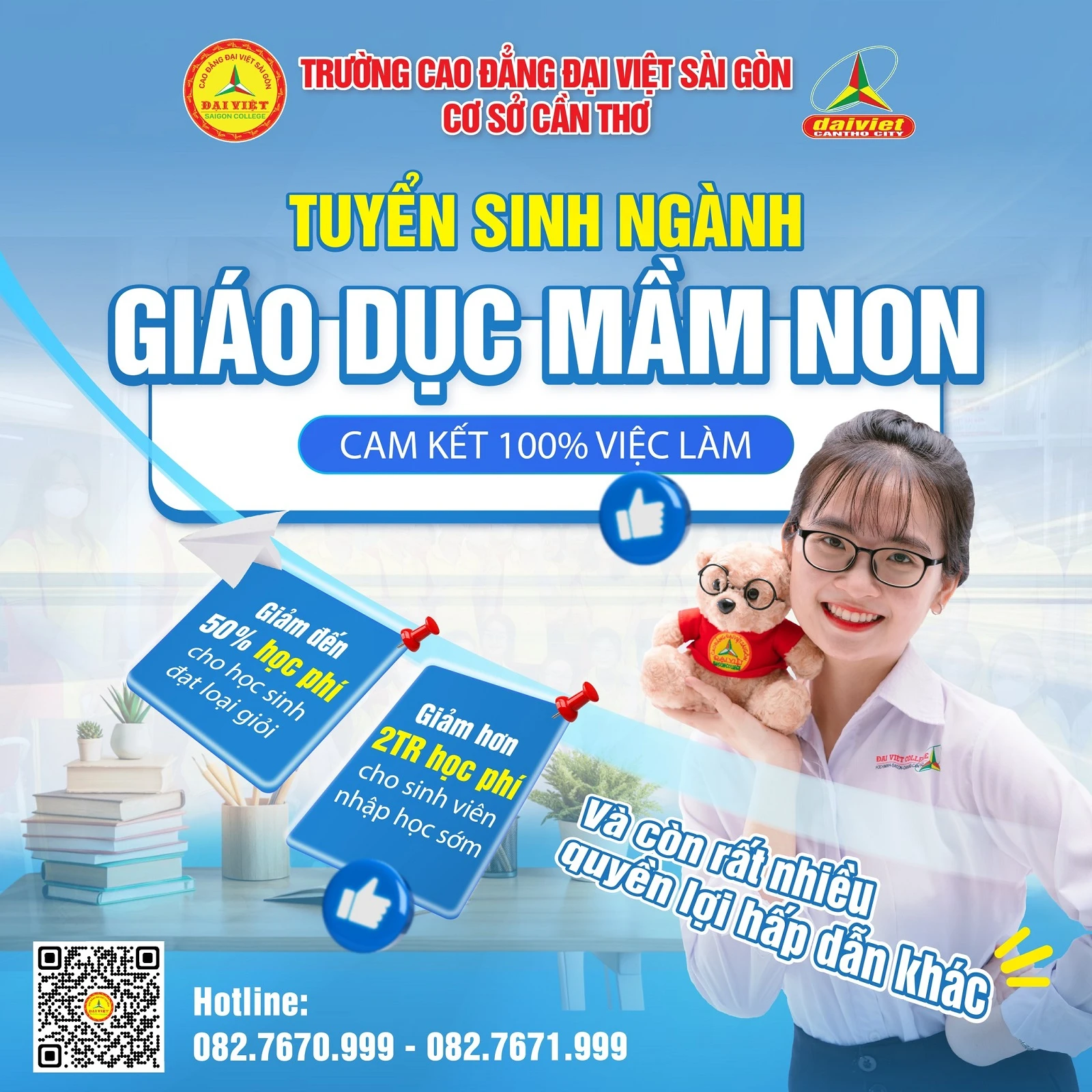 THÔNG BÁO TUYỂN SINH HỆ CAO ĐẲNG NGÀNH GIÁO DỤC MẦM NON NĂM 2026