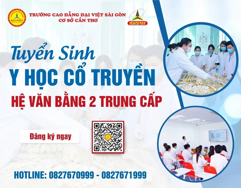 Thông Báo Tuyển Sinh Hệ Văn Bằng 2 Trung Cấp Y Học Cổ Truyền Tại Cần Thơ