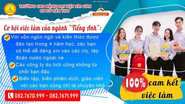 Tiếng Anh – Hộ Chiếu Xanh Cho Sinh Viên Đại Việt Cần Thơ Mở Cửa Tương Lai