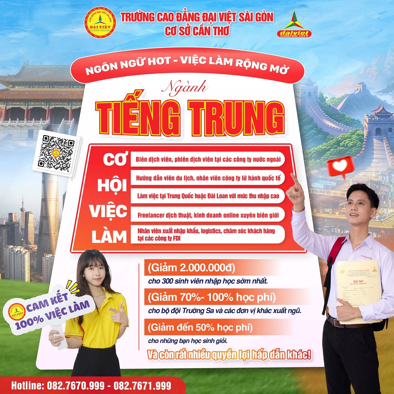 TIẾNG TRUNG: NGÔN NGỮ HOT – VIỆC LÀM RỘNG MỞ
