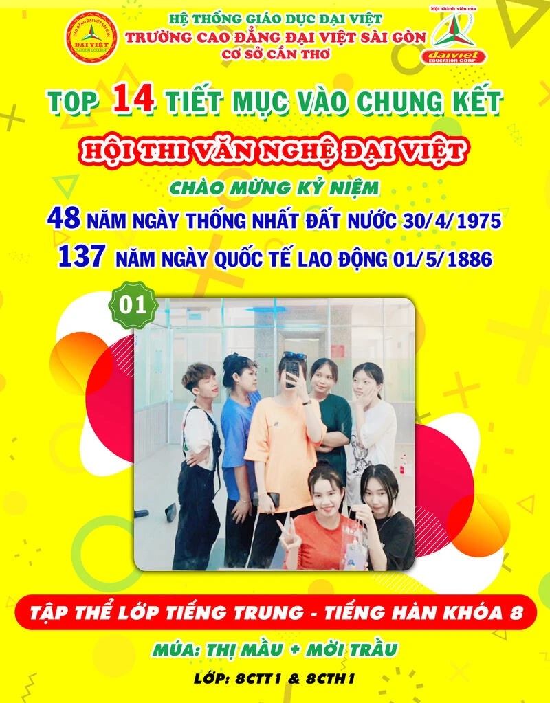 Top 14 Tiết Mục Vào Chung Kết Hội Thi Văn Nghệ Đại Việt