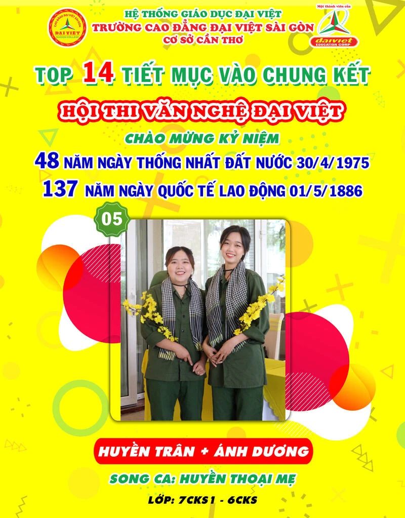 Top 14 Tiết Mục Vào Chung Kết Hội Thi Văn Nghệ Đại Việt
