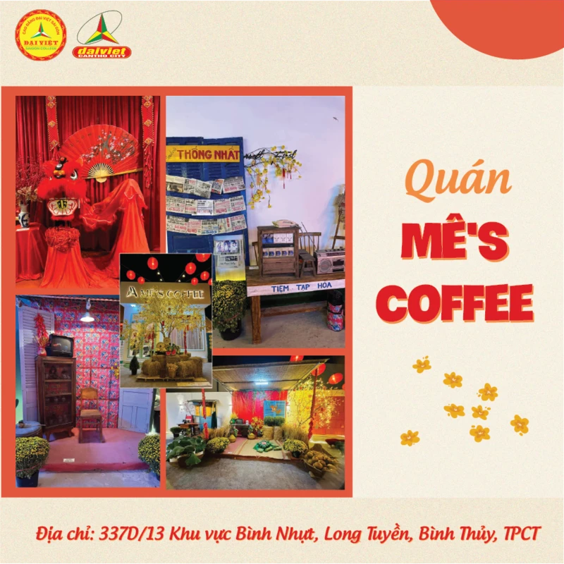 Top Quán Cà Phê Chụp Ảnh Tết 2024 Đẹp Tại Cần Thơ – Gợi Ý Từ Đại Việt