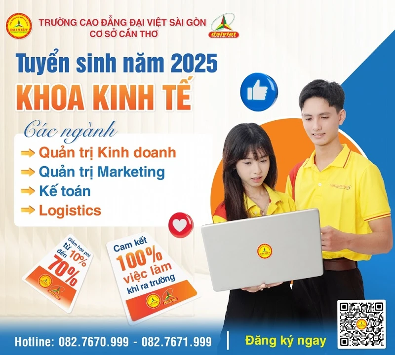 Trường Đại Việt Tp Cần Thơ Tuyển Sinh Khoa Kinh Tế Năm 2025