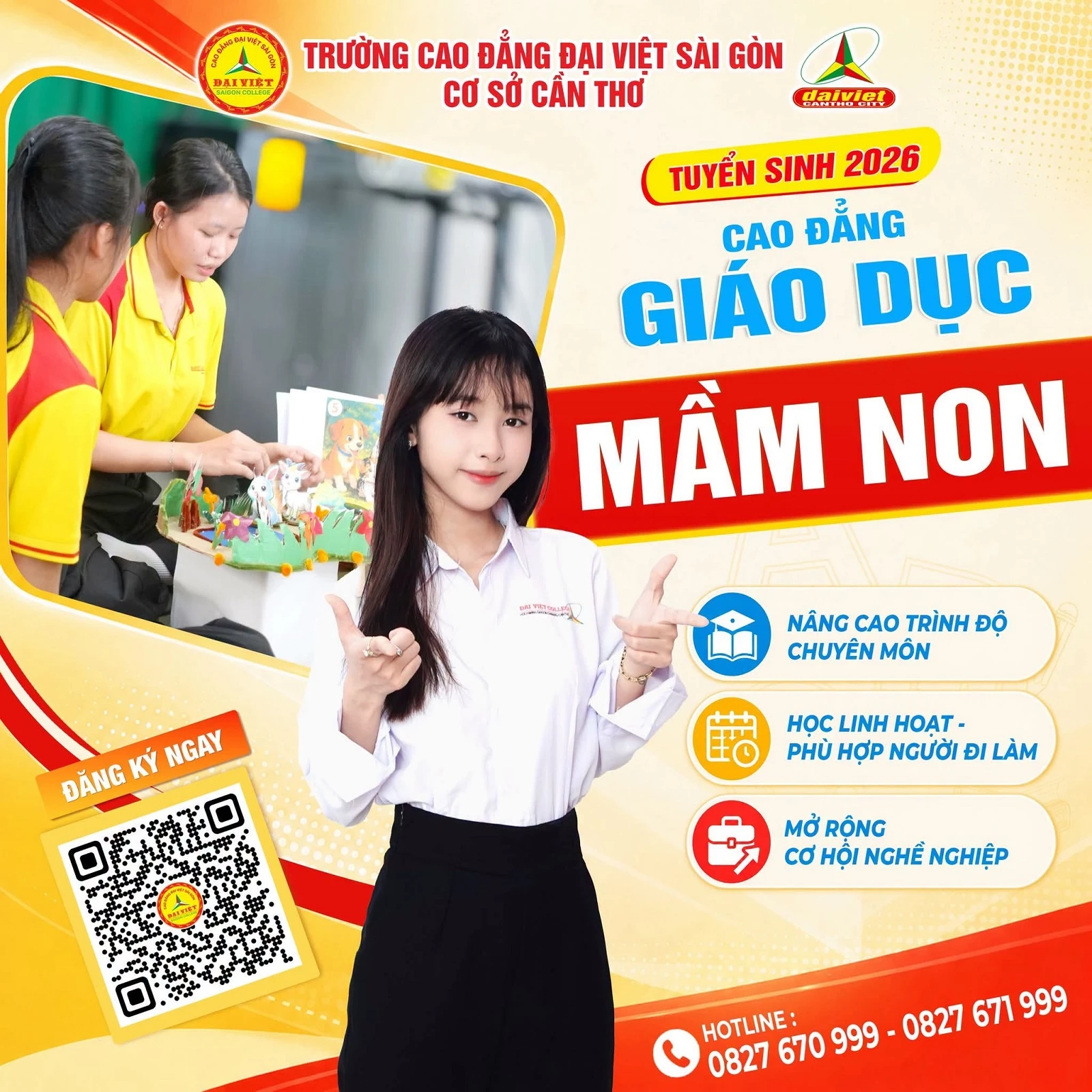 TUYỂN SINH CAO ĐẲNG GIÁO DỤC MẦM NON
