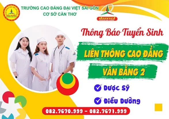 Tuyển sinh Liên thông – Văn bằng 2 Dược, Điều dưỡng Đại Việt Cần Thơ 2023