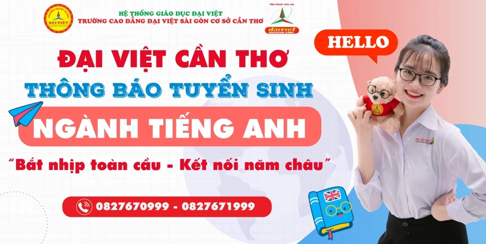 Tuyển Sinh Ngành Tiếng Anh Tại Đại Việt Tp Cần Thơ