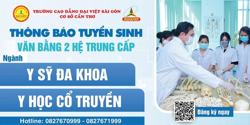 Tuyển Sinh Văn Bằng 2 Trung Cấp Y Sĩ Đa Khoa & Y Học Cổ Truyền Cần Thơ